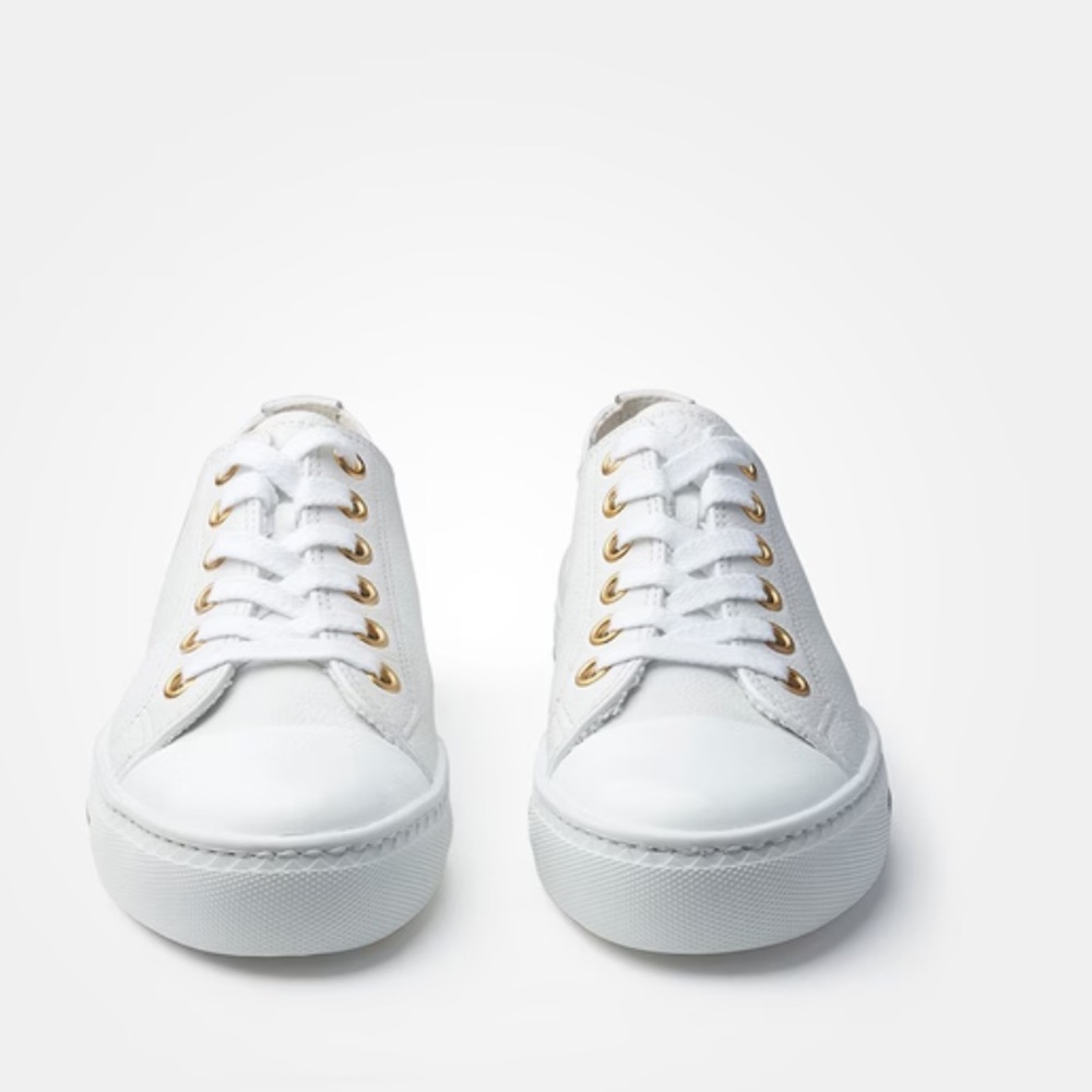 PAUL GREEN
White Women's White Sneakers with Gold Accents size Uk 3 US 5.5 NEW - Picture 4 of 17